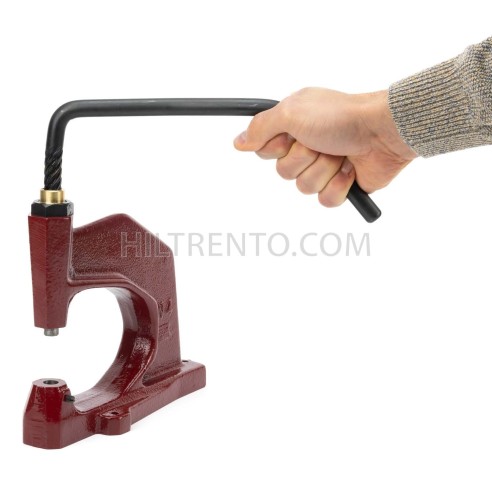 Máquina prensa remachadora N4, Perforar cuero,...