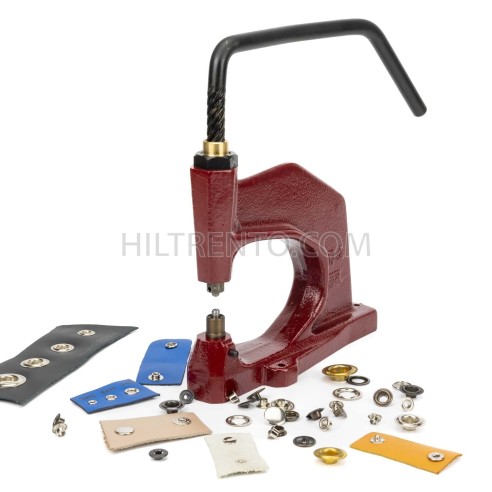 Máquina prensa remachadora N4, Perforar cuero,...