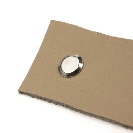 Remache cabeza plana tornillo con rosca níquel plateado - Pack 50 uds