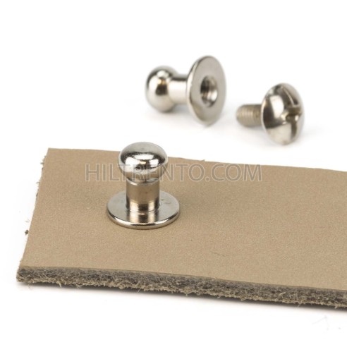 Gemelo remache tornillo con rosca níquel...