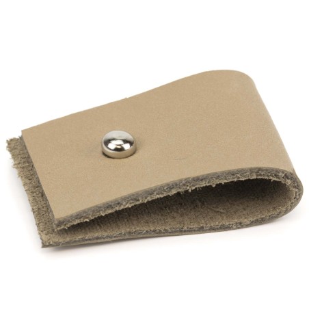 Gemelo remache tornillo con rosca níquel plateado, para bolsos y cinturones - Pack 20 uds