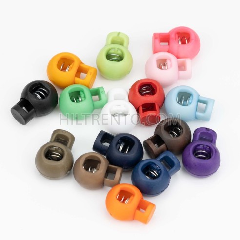 Tope tensor cordón plástico redondo 24 x 17 mm