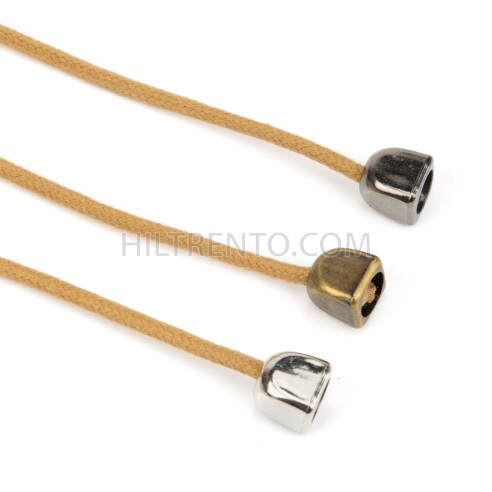 Tapa nudos terminal metalizado extremo cordón...