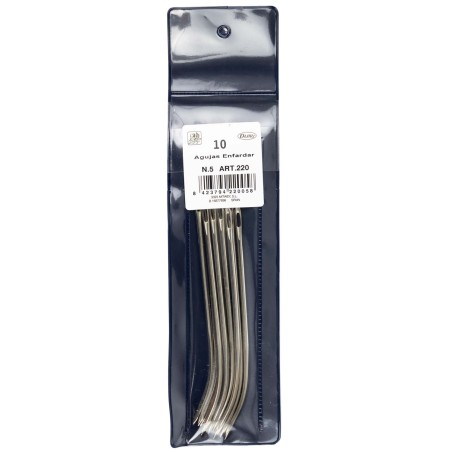 Agujas de enfardar coser sacos 125 mm Nº5 ref. 220 - Pack 10 agujas