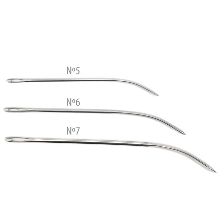 Agujas de enfardar coser sacos 150 mm Nº6 ref. 220 - Pack 10 agujas