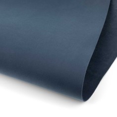 Piel cuero vacuno lavable, liso y suave, color azul bird,...