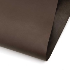 Piel cuero vacuno lavable, liso y suave, color marrón,...