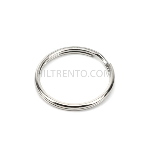 Anilla de llavero plateada 20 mm