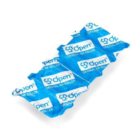 Pack 5 Rodillos entintadores original etiquetadora OPEN