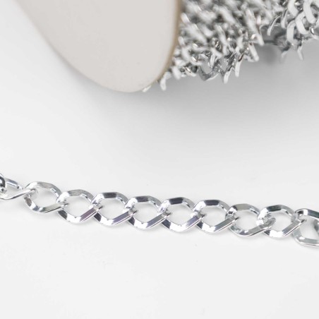 Cadena barbada especial para collares y pulseras - Rollo 50 m