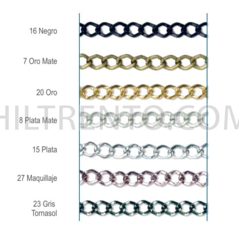 Cadena barbada especial para collares y...