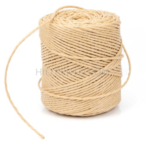 Hilo de rafia beige kraft 3 cabos 3.5 mm