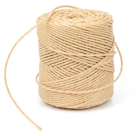 Hilo de rafia beige kraft 3 cabos 3.5 mm