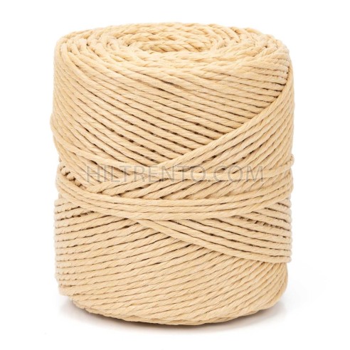 Hilo de rafia beige kraft 3 cabos 3.5 mm