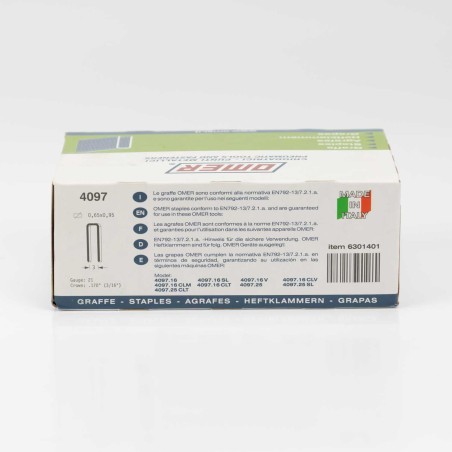 Grapas omer 4097 C 14 mm - Caja 10.000 unidades