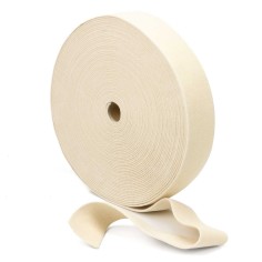 Elástico liso para tintar, 100% algodón biodegradable,...