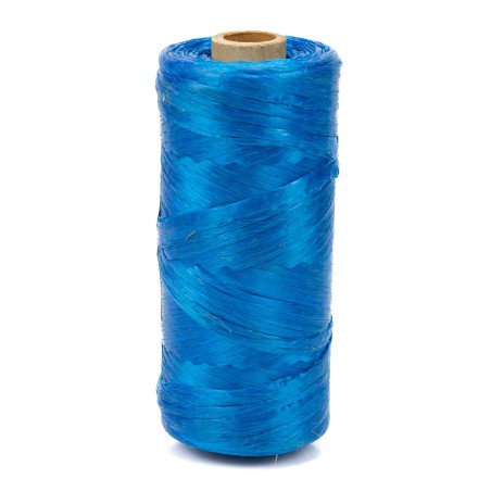 Hilo de rafia plana 4 mm agricultura atar plantas - Bobina 400 mts