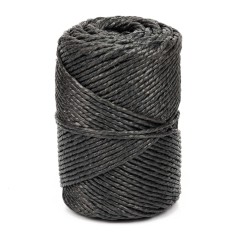 Hilo rafia negro grueso 5 mm - Bobina 200 mts