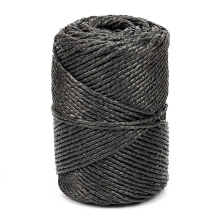 Hilo rafia negro grueso 5 mm - Bobina 200 mts