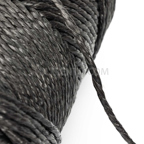 Hilo rafia negro grueso 5 mm - Bobina 200 mts