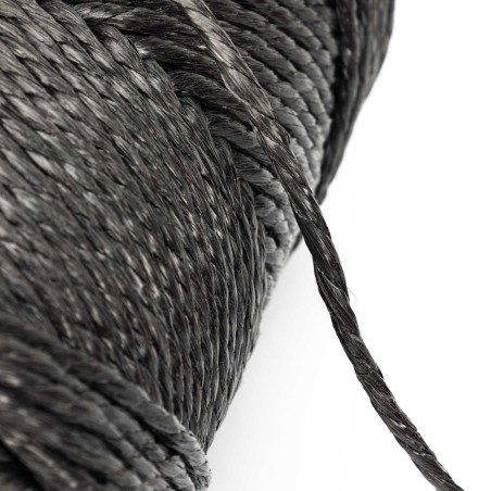 Hilo rafia negro grueso 5 mm - Bobina 200 mts