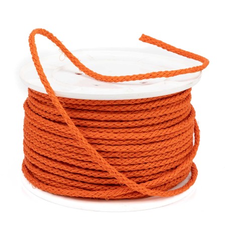 Cuerda polietileno naranja de salvamento 8 mm - Carrete 100 mts