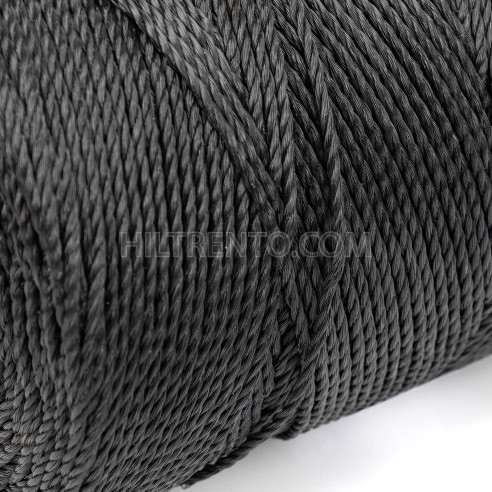 Hilo negro polietileno 3 mm semirrígido guía...