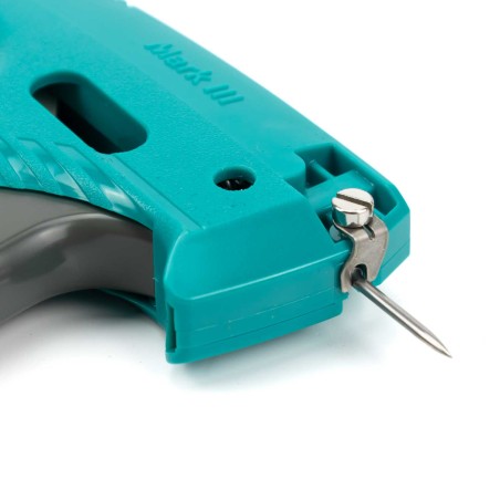 Pistola Avery Dennison Mark III tag fast 08958 clavar navetes estándar en carne, alimentos, piñas