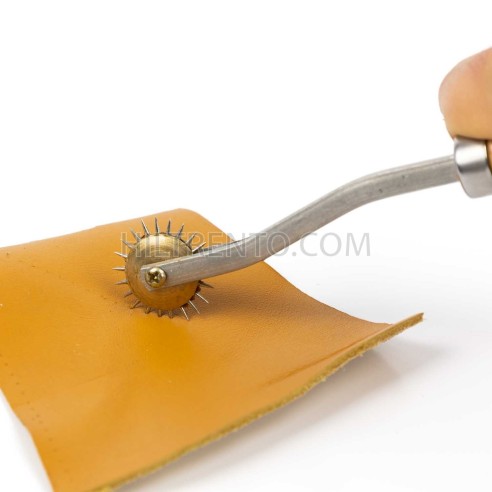 Ruleta marcar puntos de costura en cuero 4 mm...