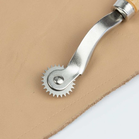 Ruleta pequeña marcar puntos de costura en cuero 2 mm entre puntadas