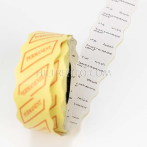 Rollo 1000 etiquetas 26x16 Alimentarias, Nº...