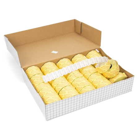 Etiquetas 26x16 Alimentarias, Nº lote, Fabricación, Consumir preferentemente, blancas adhesivo permanente - Caja 40 rollos