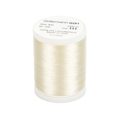 Hilo transparente invisible Gutermann Q291 monofilamento 1000 metros