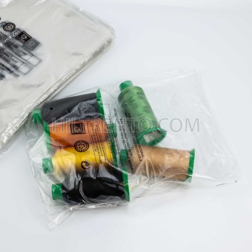 Bolsa reciclada transparente seguridad...