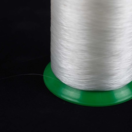 Hilo invisible 0.10 mm monofilamento transparente para coser - Carrete 25.000 mts 250g