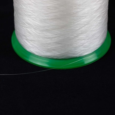 Hilo invisible 0.20 mm monofilamento transparente para coser, pulseras, abalorios - Carrete 5.900 mts 250g