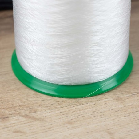 Hilo invisible 0.20 mm monofilamento transparente para coser, pulseras, abalorios - Carrete 5.900 mts 250g