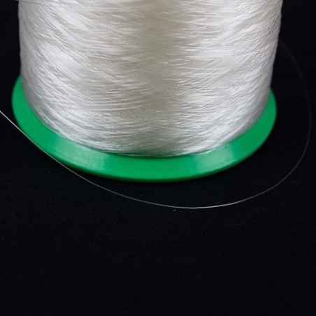 Hilo invisible 0.25 mm monofilamento transparente para coser, pulseras, abalorios - Carrete 4.500 mts 250g