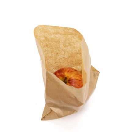 100 Sobres papel kraft fino marrón 15x20 cm para bolleria, fritos, croissant