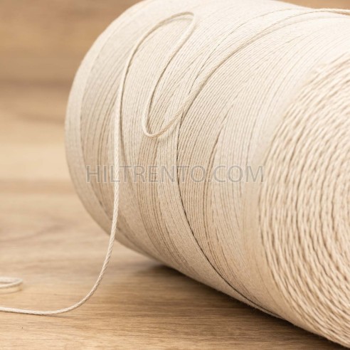 Hilo trenzado rústico acabado natural 1,0mm Nº6...