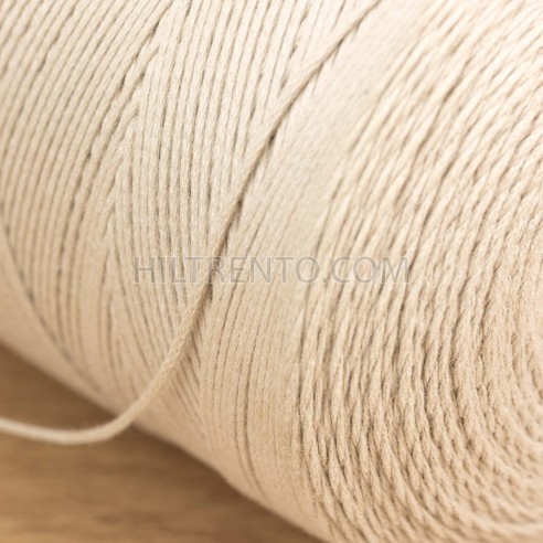 Hilo trenzado rústico acabado natural 1,0mm Nº6...