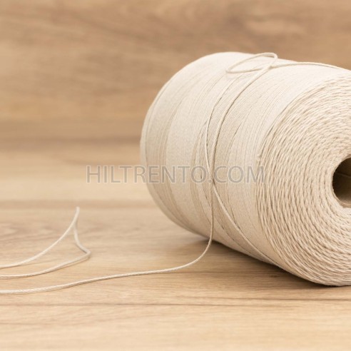 Hilo trenzado rústico acabado natural 1,0mm Nº6...
