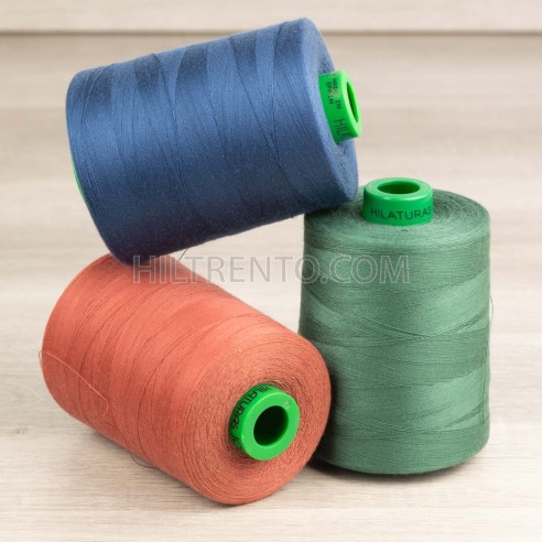 Hilo poliester 100% fibra cortada 50/3 (30/3) -...