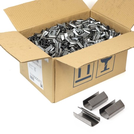 Grapa metálica unión Fleje abierta 16 mm - 3000 uds