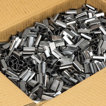 Grapa metálica unión Fleje abierta 16 mm - 3000 uds