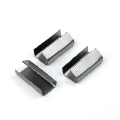 Grapa metálica unión Fleje abierta 13 mm - 100 uds