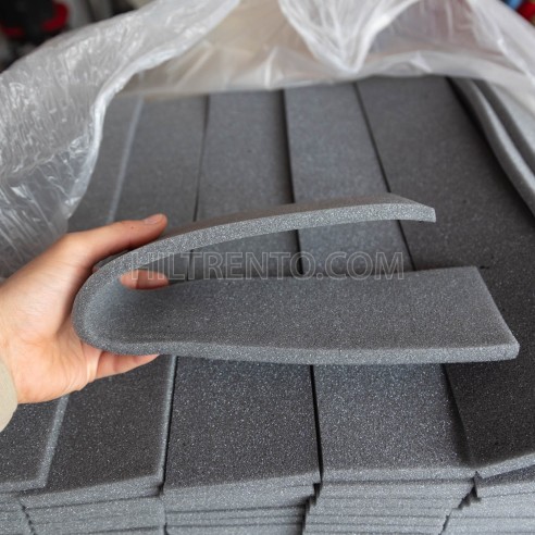 800 Tiras de esponja gris 50x9x1 cm separadores...