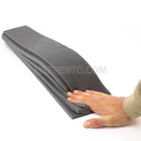 800 Tiras de esponja gris 50x9x1 cm separadores...