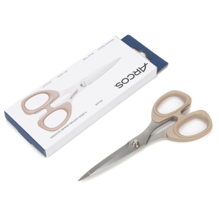 Caja x6 Tijeras costura y cuero 165 mm ergonómicas mango plástico ABS Arcos