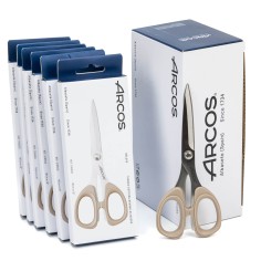 Caja x6 Tijeras costura y cuero 165 mm ergonómicas mango...